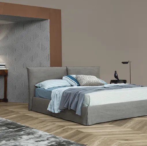 Letto in tessuto Lazy 015 di Flexteam