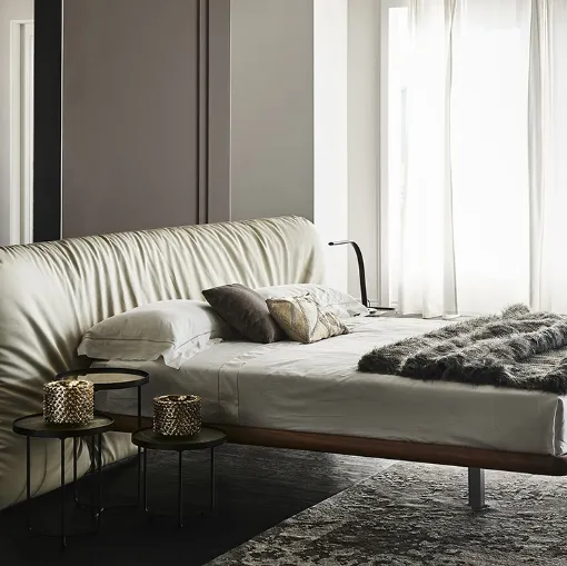 Letto in ecopelle Marlon di Cattelan Italia