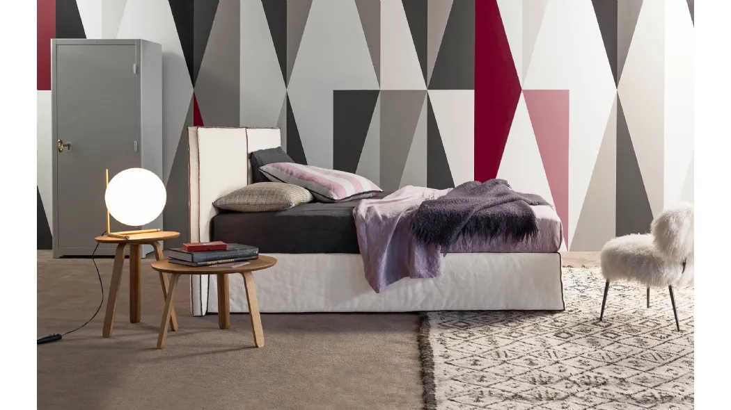 Letto matrimoniale Space di Flexteam