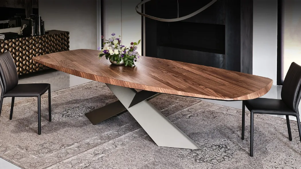 Tavolo con piano in legno Tyron Wood di Cattelan Italia