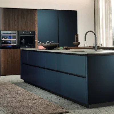 Cucina Moderna con isola Aria Tech 05 di Forma Cucine