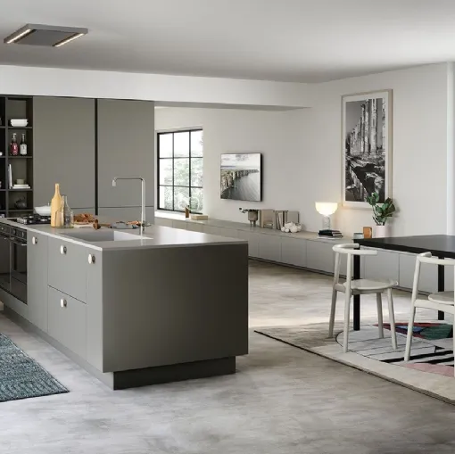 Cucina Moderna con isola Trend Maniglia Home 03 di Forma Cucine